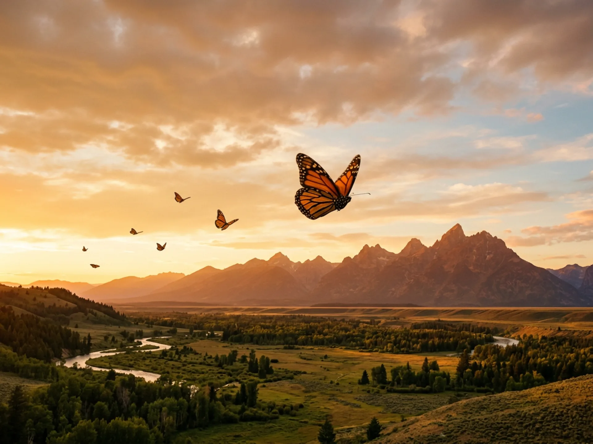 Monarchs Remember a Route They've Never Flown